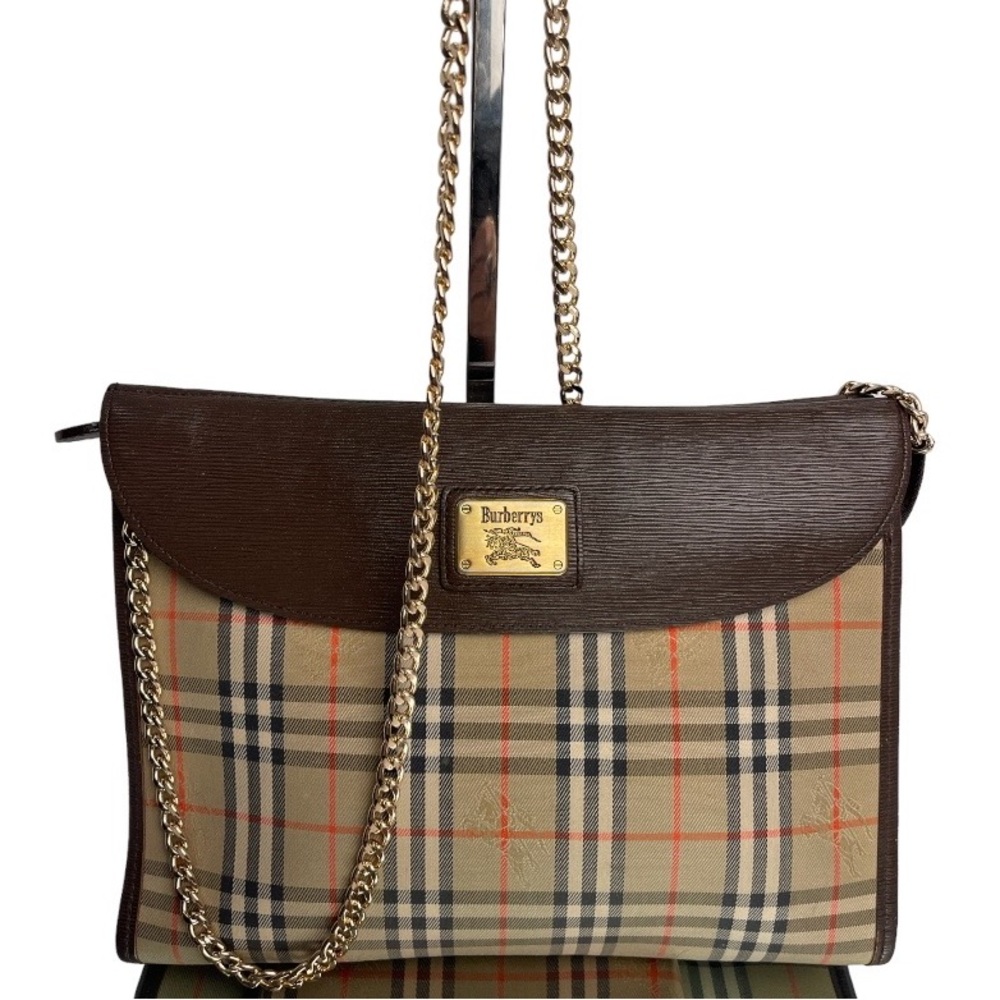 🔥 BURBERRYS VINTAGE NOVA CHECK CLUTCH